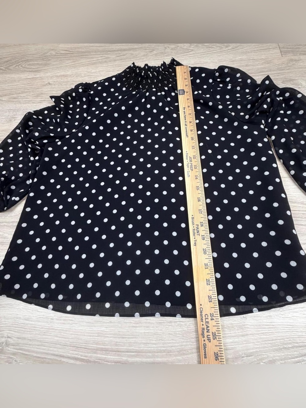 J. Crew Black and White Polka Dot - Picture 6 of 7